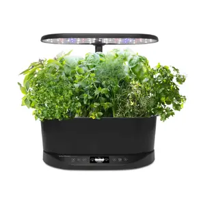 AeroGarden Bounty Basic - Indoor Garden with LED Grow Light, Black