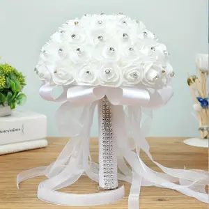 Bride Wedding Bouquet White Bouquet Wedding Decor Decorative Fruit Plants Ornaments
