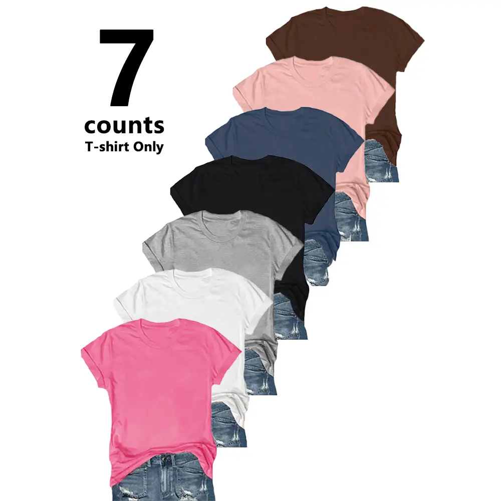 【Limited time deal】Women's Loose Fit Short Sleeve T-Shirt Soft Breathable Everyday Basic Top Solid Color Round Neck Streetwear Tee in Multiple Colors（T-shirt only） Casual Womenswear Tshirt,back to school,back to school shopping