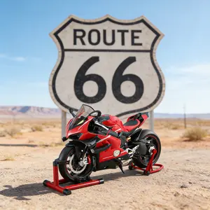 XLG Electric Motorcycle Model, 1:6 Scale, Grateful Kids Gifts, Car Kid Toy, Toys for Grown Ups, Alloy Dynamic Model, Motorcycle with Soundings and Lights and Spray, Bedazzling, Toys, Stranger Things, Things to Buy