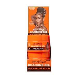 Red Styler Fixer Braiding Gel Maximum Hold 1 oz