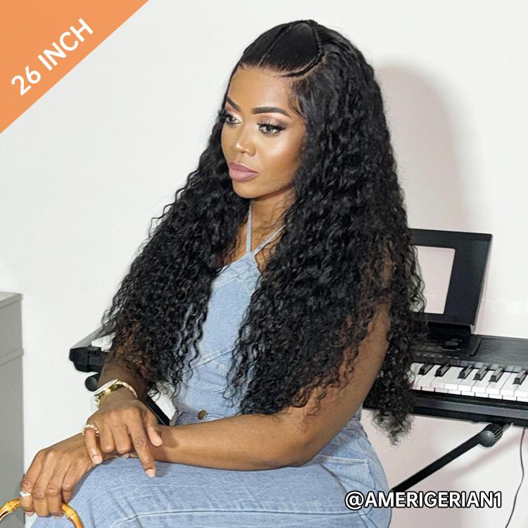 [Spring Musts] Wiggins Hair Stylist Wig Pre Braided Pre Cut Ready to Go Glueless Wigs Water Wave 13x4 Lace Front Wigs Human Hair Pre Bleached WeeklyDeals #SpringStatements