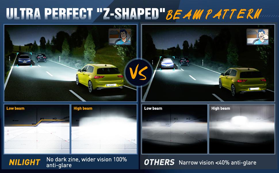 Nilight 2002 2003 2004 2005 Ram 1500 2500 3500 Headlight Assembly Chrome Housing Clear Corner Clear Lens Headlamp Replacement Driver and Passenger Side 2 Pack