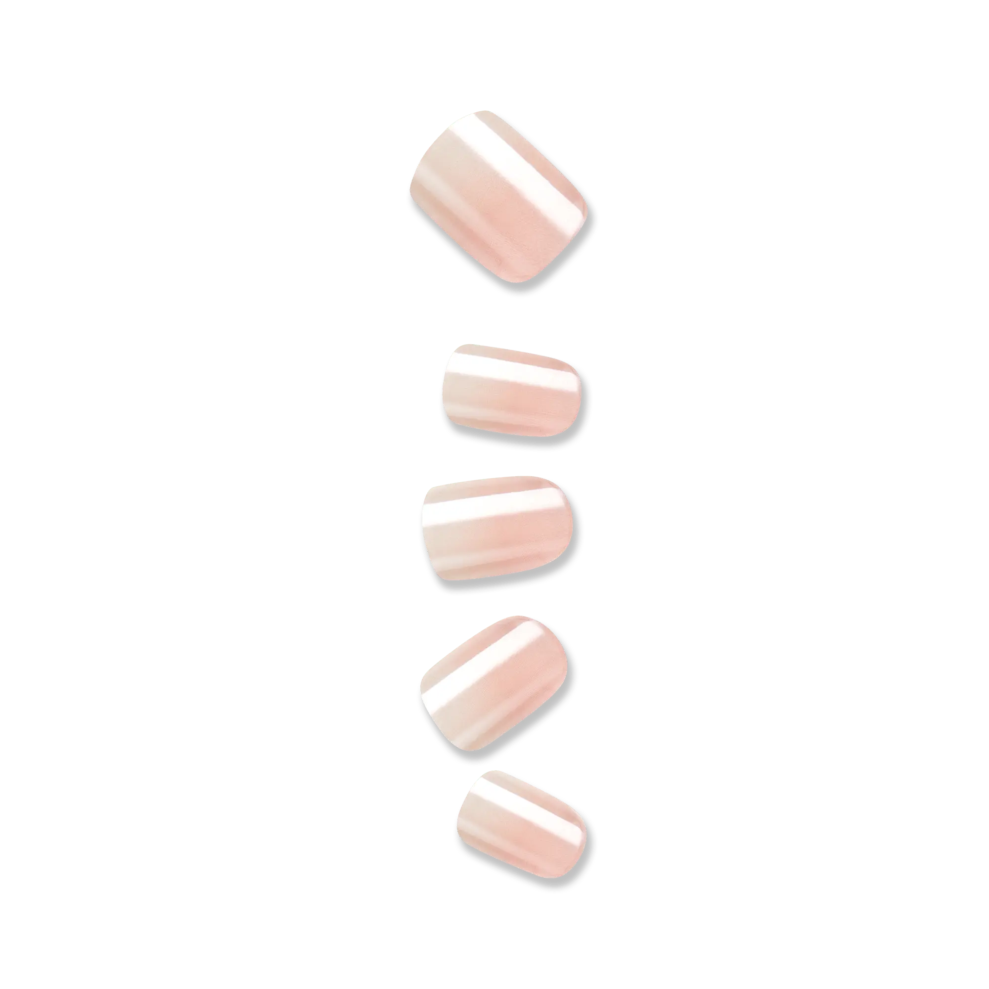 colorFX by Impress No Glue Fake Press On Nails - Connection | Solid, White, Short, Squoval, Manicure