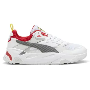 PUMA Mens Scuderia Ferrari Trinity Lace Up Sneakers Shoes Casual - White PUMA Mens Scuderia Ferrari Trinity Lace Up Sneakers Shoes Casual - White