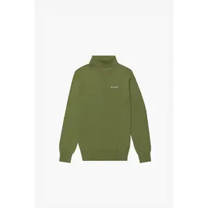 "PRESTANZA" TURTLE NECK GRASS GREEN