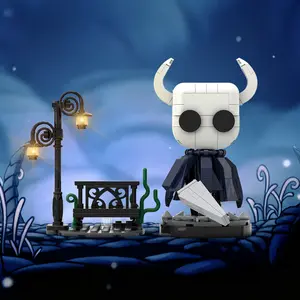 The Knight DIY Building Block Set – 198 Pieces Dark Fantasy Miniatures, Digital Instructions Included, Standalone Collectible Brick Figure, Unique Desk Decor Gift for Gamers