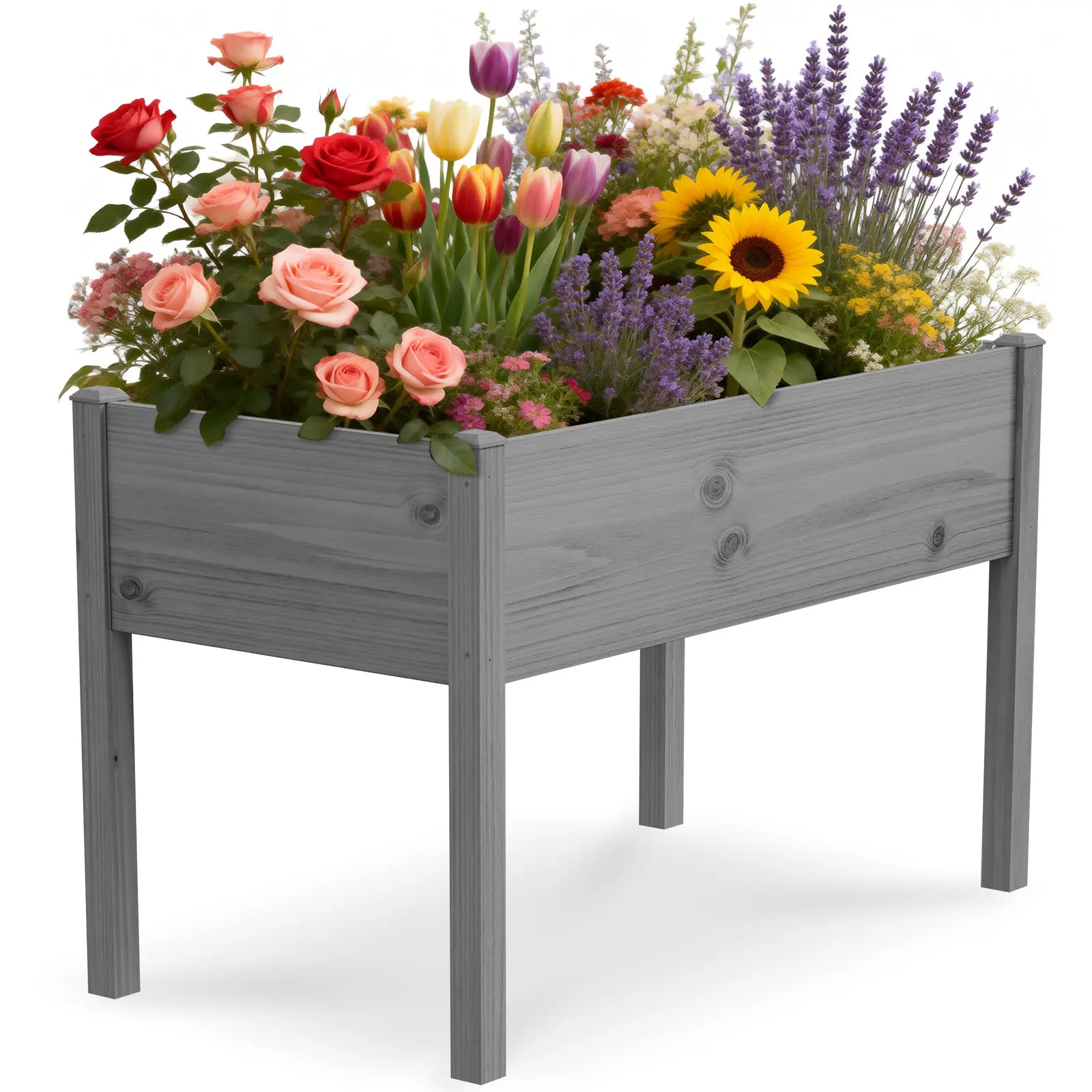 Wood - 45.7"x22.8"x31.5"(Gray)