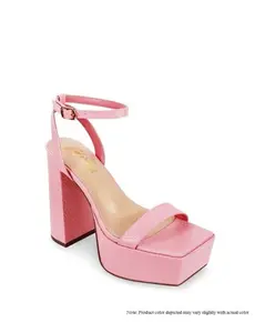 Sugar Rush Women Footwear Platform Heel – Baby Pink