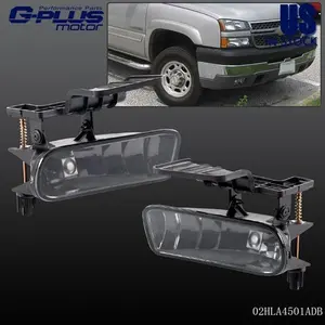 Smoked Lens Fog Lights Lamps Fit For 99-02 Chevy Silverado/00-06 Suburban Tahoe G-PLUS