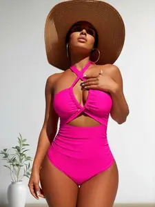 One Piece Swimsuit Bathing Suits 2026 Women Short Bathing Suit Set