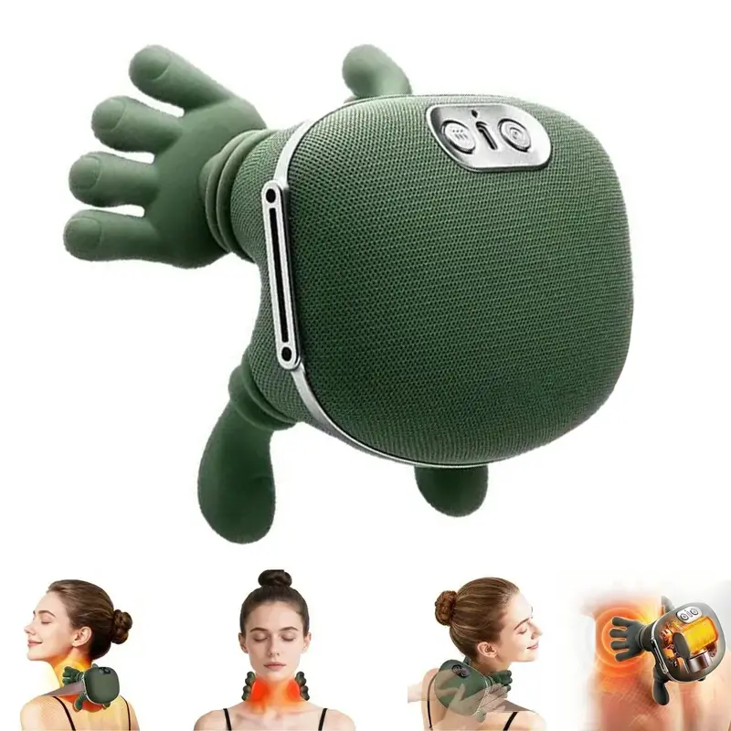 Black Friday Deal! Neck Massager with Heat for Pain Relief, Deep Tissue Shoulder & Back Massager, Shiatsu Neck and Back Massager 2026 (Upgraded Version) - Lightweight, Ideal for Muscle Relaxation After Exercise or Aerobics, Perfect Gift,camping essentials