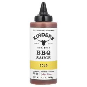 KINDER'S BBQ Sauce, Gold, 15.3 oz (434 g) KINDER'S BBQ Sauce, Gold, 15.3 oz (434 g)