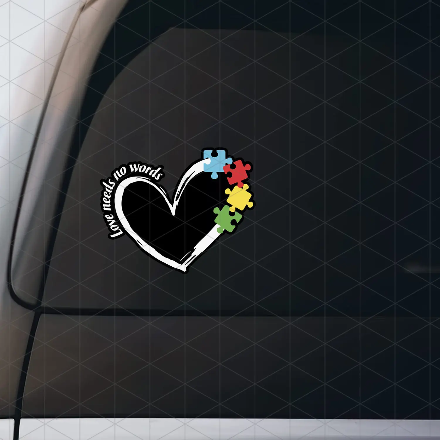 Autism Awareness Vinyl Stickers - Durable Car Exterior Accessories Sticker For Cars Car Decal Vehicle Exterior Decoration Car Decorative Sticker Automobile Decals
