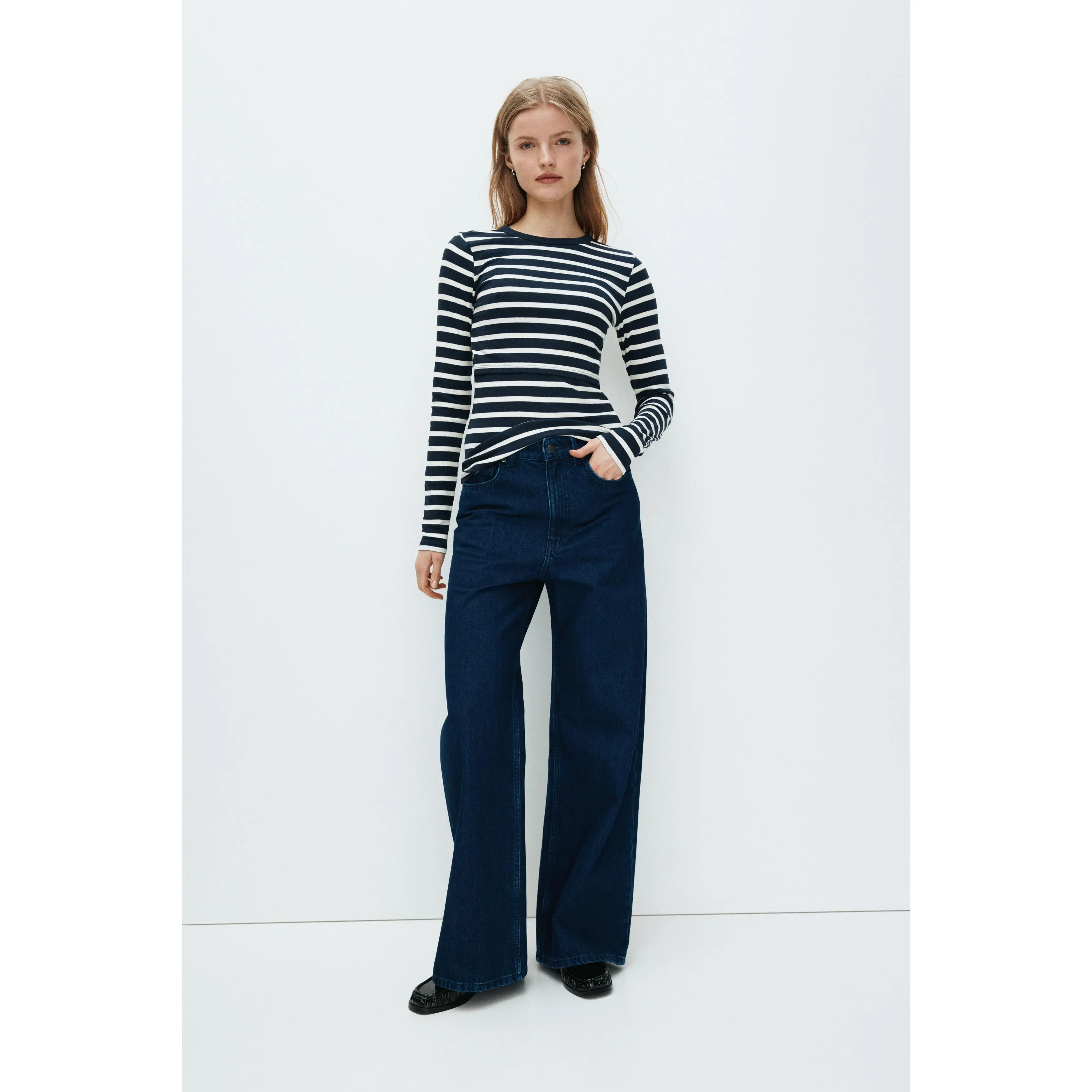 H&M MAMA Long-sleeved nursing top