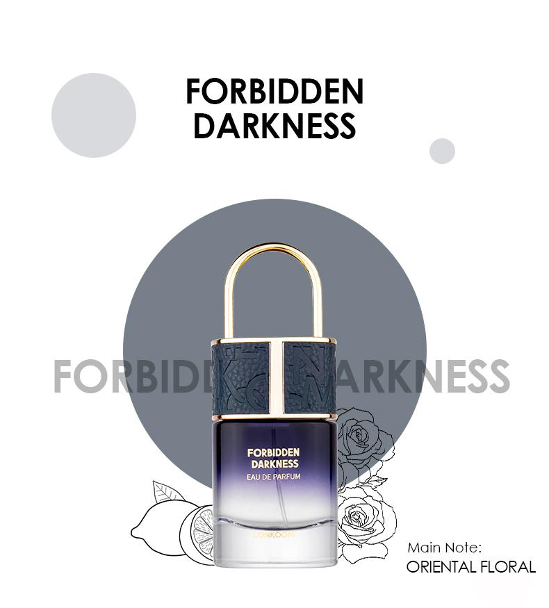 LONKOOM FORBIDDEN DARKNESS EAU DE PARFUM 50ML Long lasting fragrance for women and men Perfume Ambers Tuberose