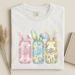 Easter Bunny T-Shirt - Dr Pepper Soda Graphic Cute Easter Gift Idea