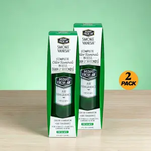 Smoke Vanish, Fresh Mist, 4 Oz (120 Ml). Pack of 2.
