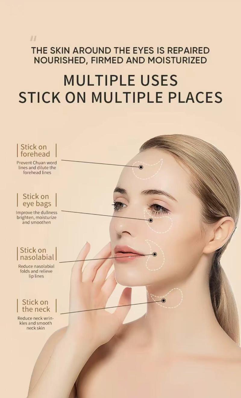 Avocado Eye Mask 60 piece Eye Brightening Patch is suitable for dark circles and puffiness, moisturizing and nourishing eye care facial mask, reducing wrinkles, relieving stress and improving dry eye skin Halloween gift