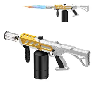 Powerful Propane Torch with Detachable Design, Bakeware with Adjustable Flame for Searing Steak, BBQ, Cooking, Weeding, Gas Welding Kits for Welding, Charcoal Lighter & Ice Melt, Fathers Day Gifts(Tank Not Included)