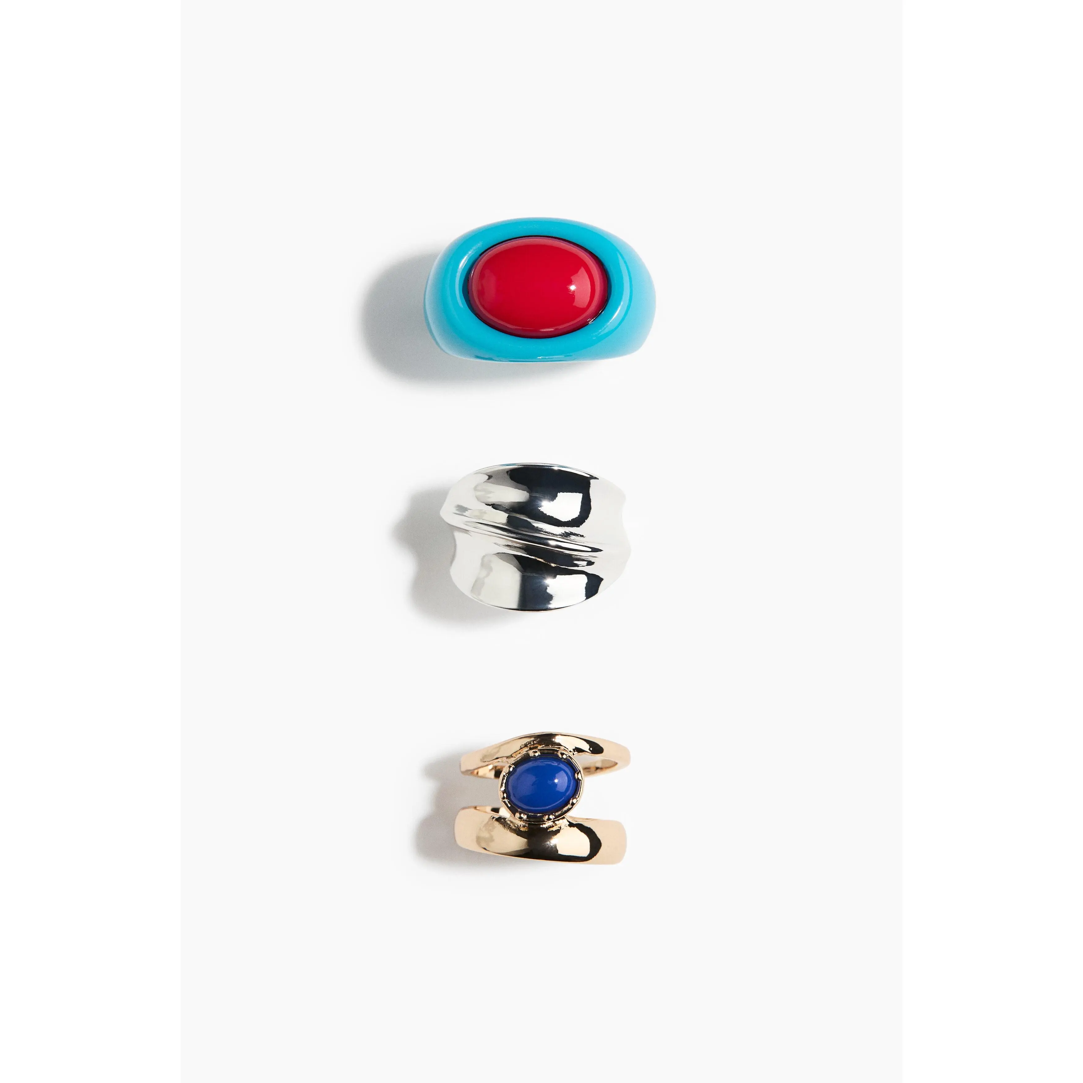 H&M 3-pack statement rings H&M 3-pack statement rings