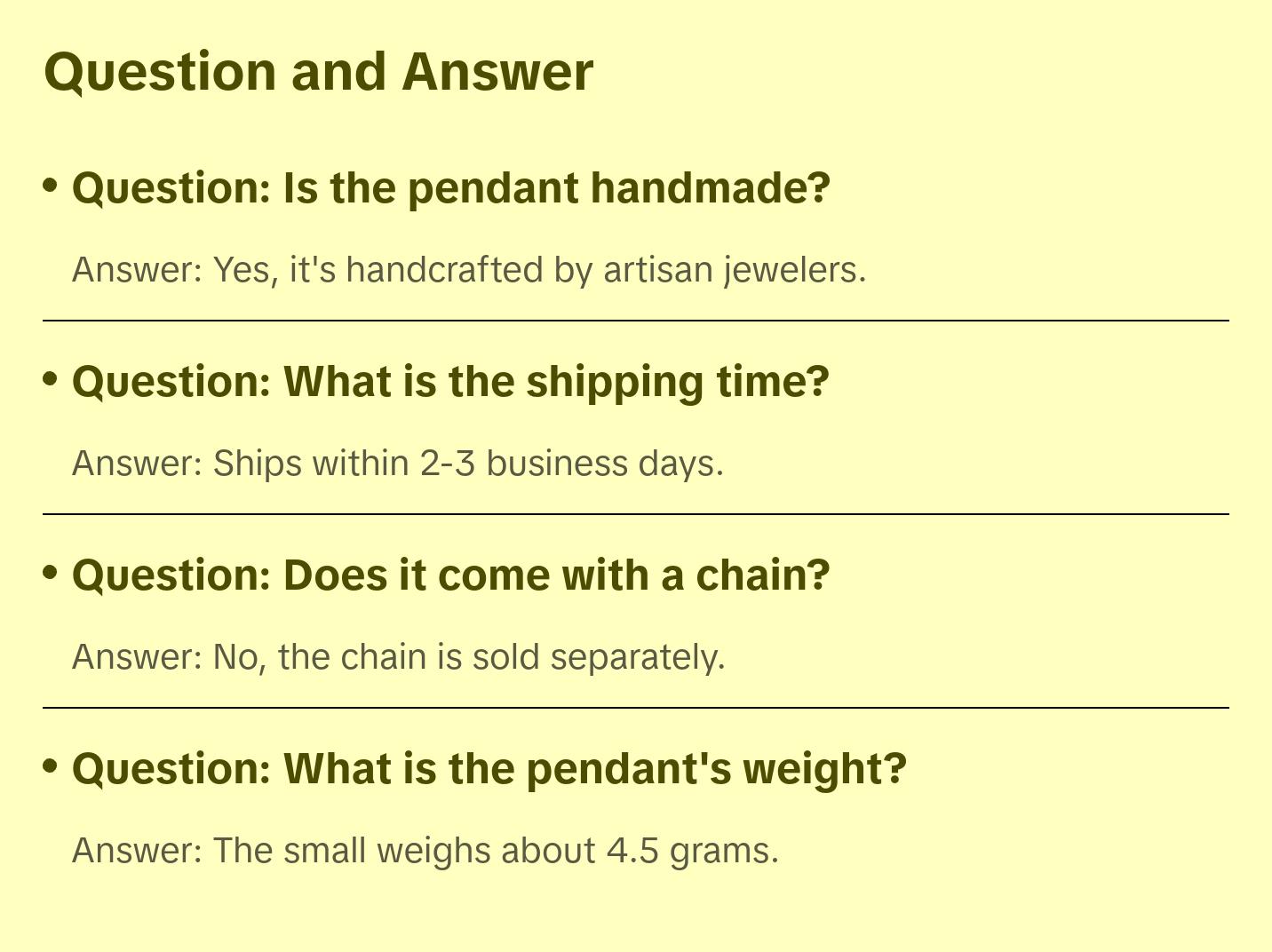 Covenant, Silver Cross Pendant