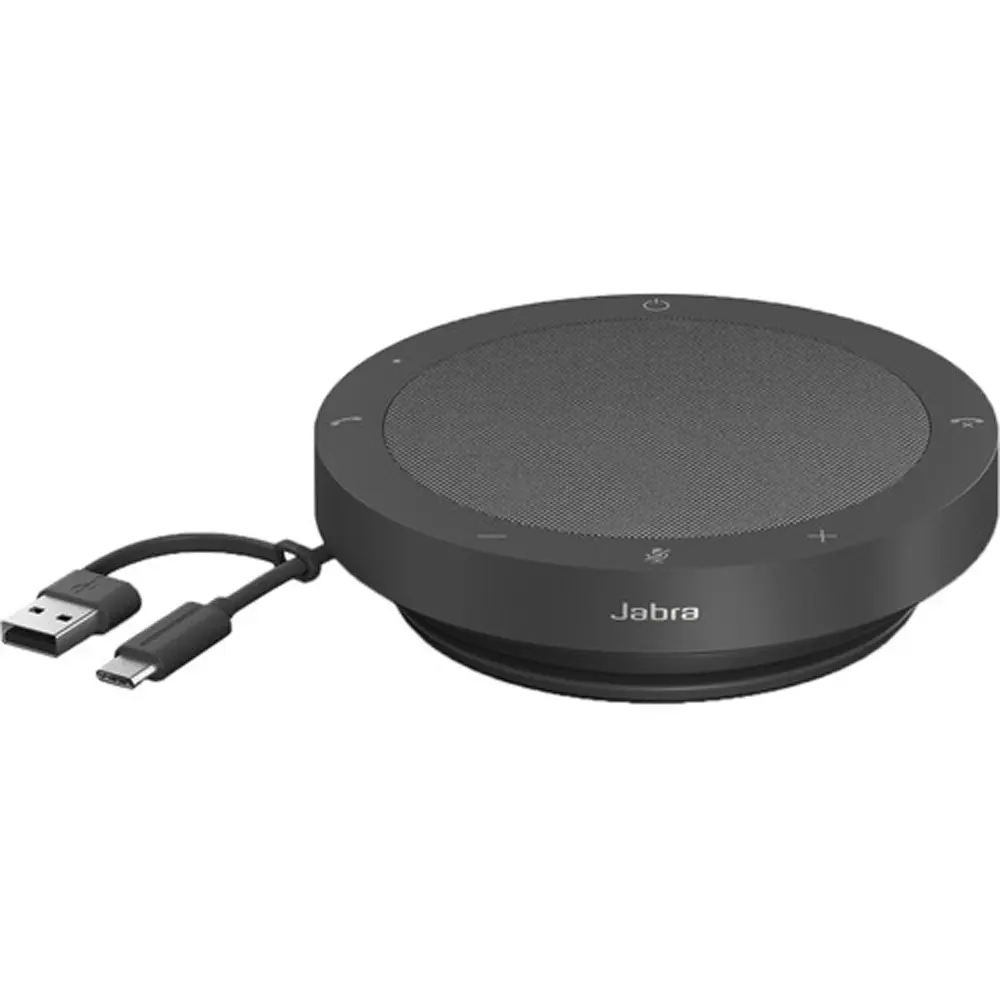 Jabra Speak2 40 Portable Digital Speakerphone with Mics, High-Quality Audio for On-The-Go Meetings