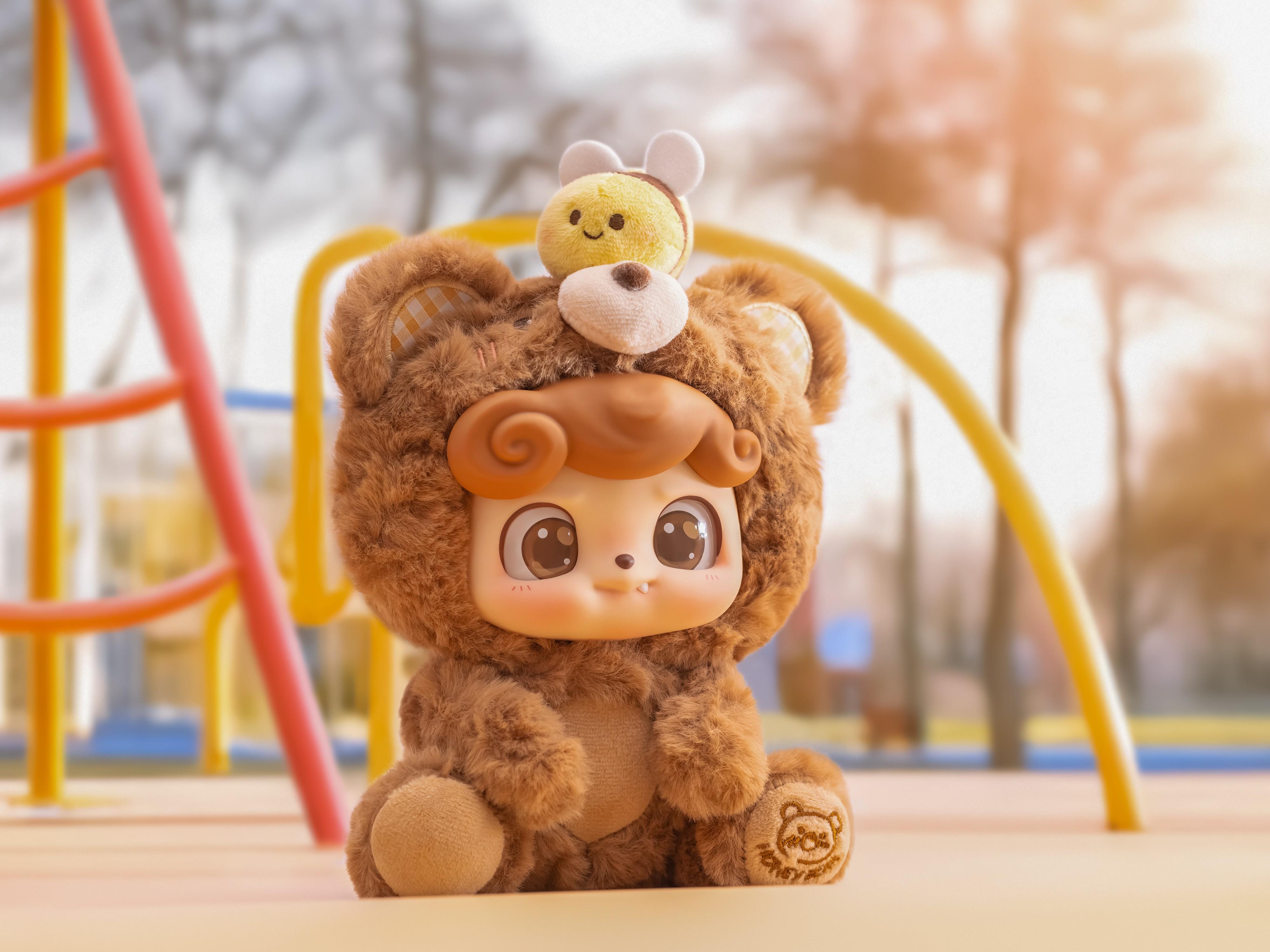 (Black Friday)Q.Kid Animal Preschool Plush Blind Box Ship From US - For Bag Pendant or Keychain - Soft, Comfortable, Ideal Keychain pop Animation Series Bear TOY