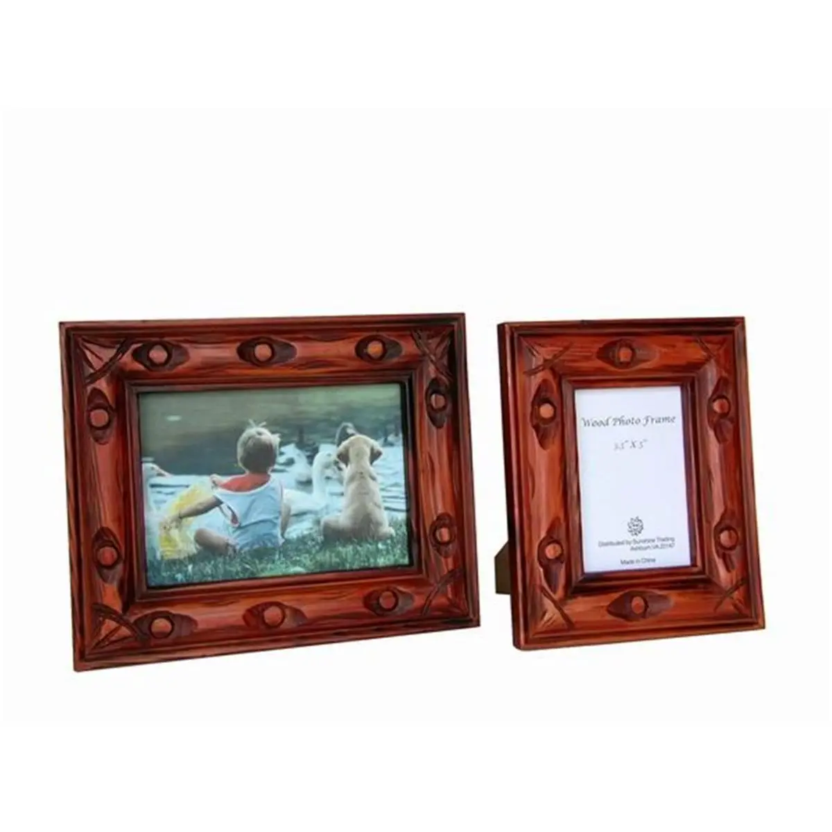 Handmade Wood Photo Frame - 5 x 7 Inch