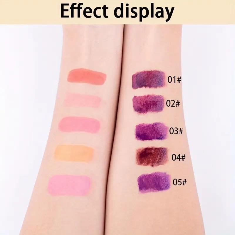 Multi Color Tearable Lipstick - Durable Waterproof Natural Coloring Non-Stick to Cup Available in Multiple Colors for Makeup and Cosmetic Use Dailydish Lipstick Long Lasting Glossy Formula