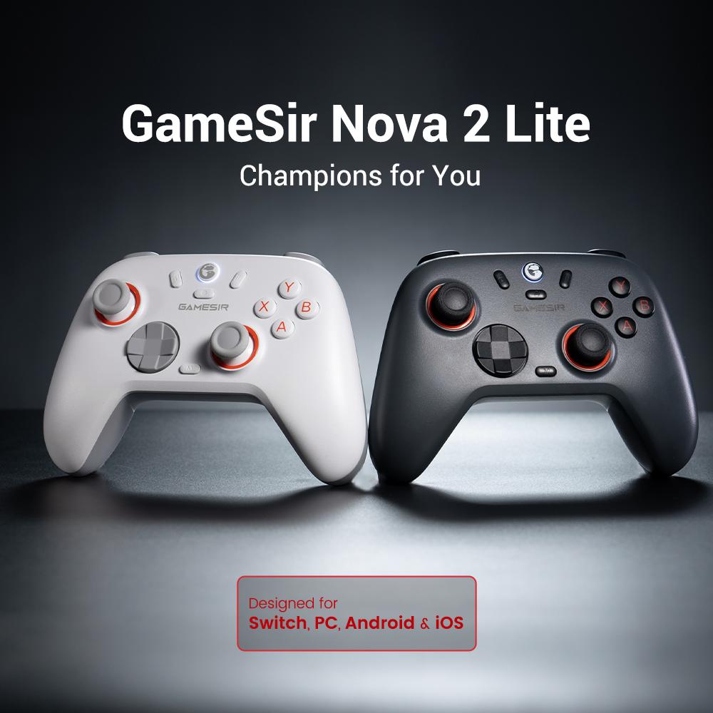 GameSir Nova 2 Lite (Not for Xbox) PC/Steam/Android/i0S/Switch Wireless Game Controller