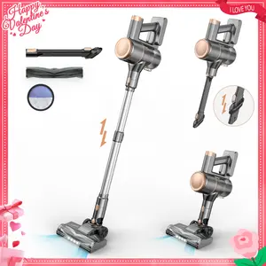 [Valentines'DaySale!] N8 Cordless Stick Vacuum Cleaner 25Kpa 40 Mins Runtime Lightweight Stick Vacuum,Self-Standing Rechargeable Vacuum Cleaners for Pet Hair,Carpet,Hardwood Floor