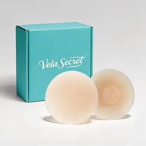 Vela Secret Jiaodian Adhesive-Free Food-Grade Silicone Nipple Covers Invisible Thin Bra Pads for Sensitive Skin Comfort Secure Discreet Womenswear