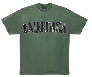 Balenciaga Tape Tee "Green" Balenciaga Tape Tee "Green"