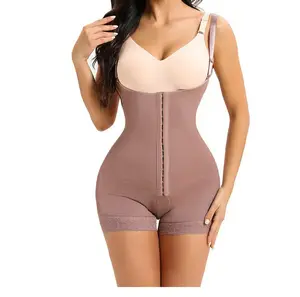 Women's Shaping Mid-Thigh Bodysuit Tummy Control Shapewear Seamless Full Body Shaper
