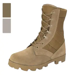 ROTHCO 8-Inch Speedlace Jungle Boots, Men's Mid-Calf Round Toe Footwear, Non-Slip Panama Rubber Outsole, Durable Construction, Comfortable Nylon Material, Closed Padded Insole