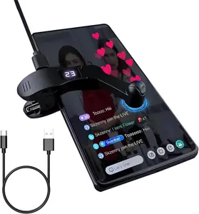 Auto Clicker for Smart Phone, Phone Screen Tapper for Phone Apps Video Live Streaming Gadget Fast Click Simulation Finger Continuous Click for Live Broadcasts Likes, Games, Shopping, Reward Tasks
