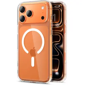 For Apple iPhone 17 16 15 14 13 12 / Pro Max / Air / Plus / Pro / Mini Clear Case Slim Cover With MagSafe Transparent Shockproof Protection Protective iPhone case