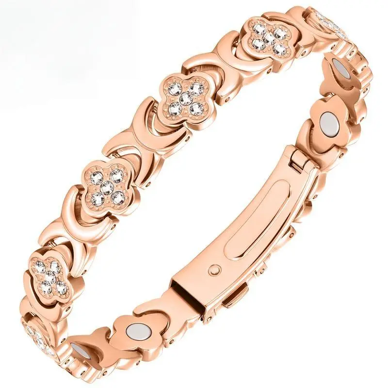 Women's 99.9% Pure Copper Magnetic Bracelet - 3500 Gauss Powerful Magnets, Stretch Elastic Bangle Bracelet, Trendy Fashion Jewelry Gift, Elastic Bracelets, Copper Bracelet
