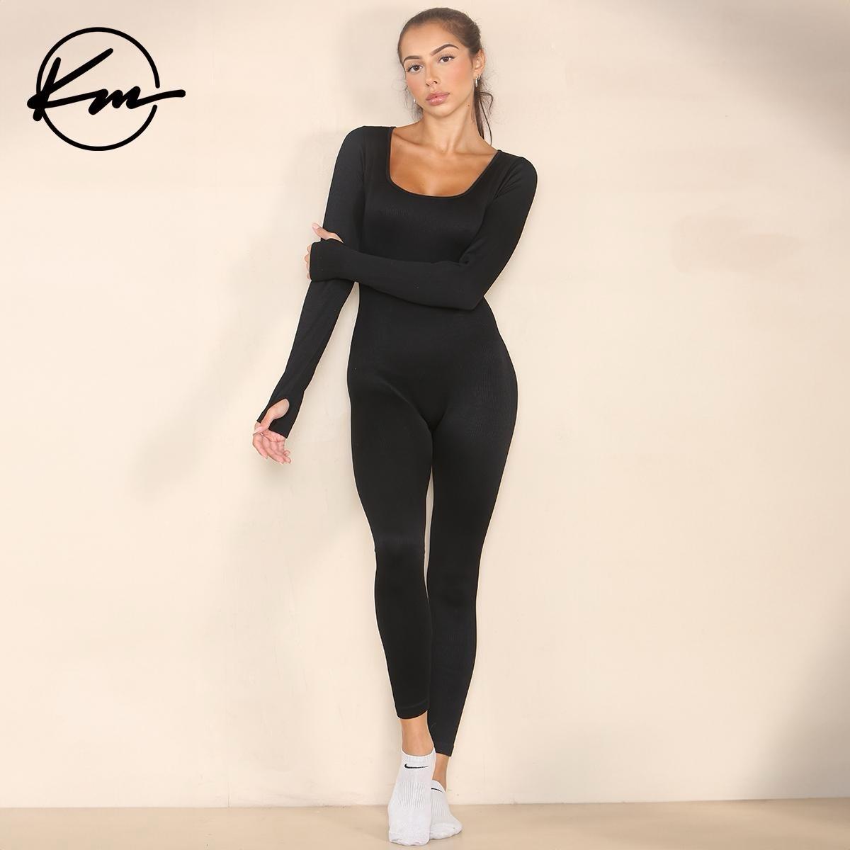 KatchMe Womenswear Solid Color U Neck Seamless Shaping Jumpsuit-CC,Thumb Holes Design Jumpsuit,Slim-Fitting Stretchy Tummy Control Shapewear KatchMe Womenswear Solid Color U Neck Seamless Shaping Jumpsuit-CC,Thumb Holes Design Jumpsuit,Slim-Fitting Stretchy Tummy Control Shapewear