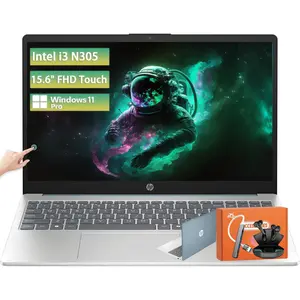 HP 15.6 FHD (1920 x 1080) Touch-Screen Laptop Computer • Intel 8-Core 3-N305 •Up to  32GB RAM • Up to 1TB PCIe SSD • Long Battery Life •  Windows 11 Pro BLUE
