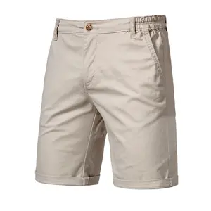 Men's Stretch Chino Short Slim Shorts Summer Cotton Casual Shorts for Comfortable Everyday Wear