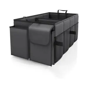 Car Trunk Organizer, 1 Count Foldable Car Trunk Storage Organizer, Sturdy Car Organization for Car Accessories, Tools, Sundries