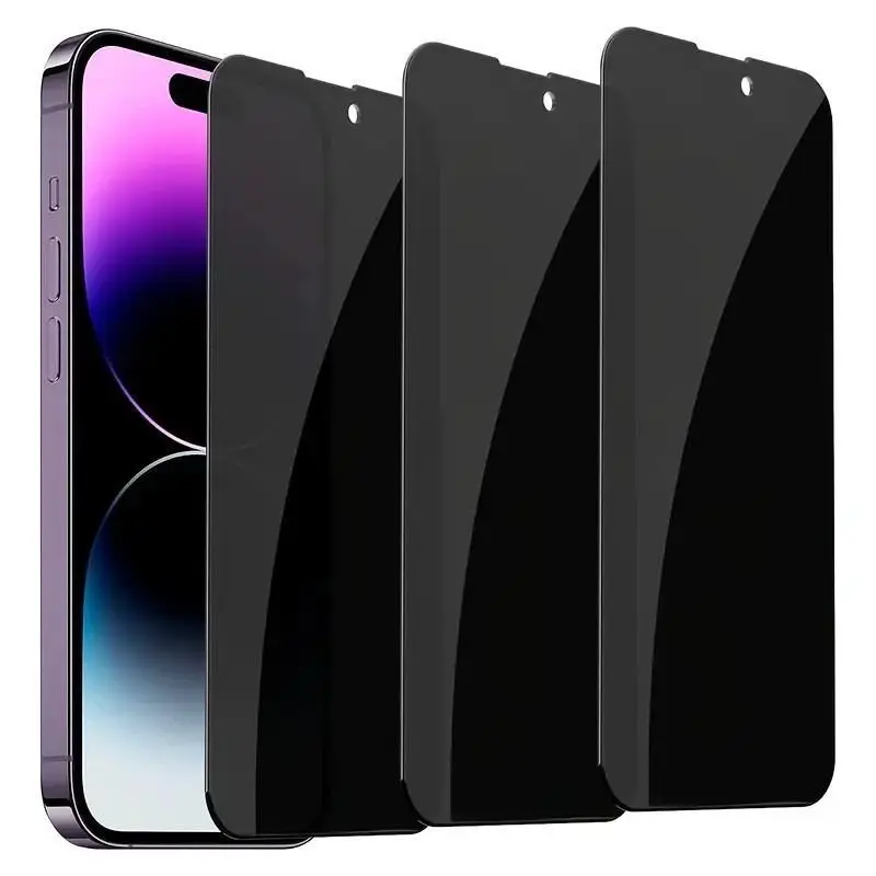 VANOTOM Privacy Tempered Glass Screen Protector (2-Piece Set) - Secure Protective Accessory for iPhone 17/16/15/14/13/12 Series Smartphone, Convenient Father's Day Gift, Two Piece Set | backtoschool Protection Casing
