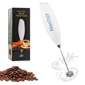 Rechargeable Handheld Milk Frother Electric Coffee Blender Whisk Drink Mixer Mini Foamer for Lattes Cappuccino Matcha Hot Chocolate
