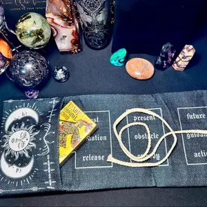 Tarot Reading Cloth | Altar Cloth | Divination Tools | Divination Mat | Table Cover | Altar Mat | Magick Tools