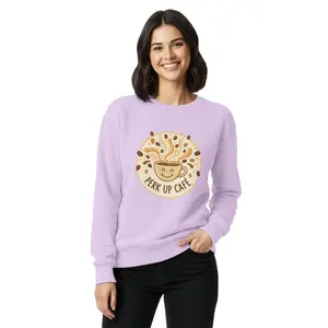 Unisex garment-dyed sweatshirt