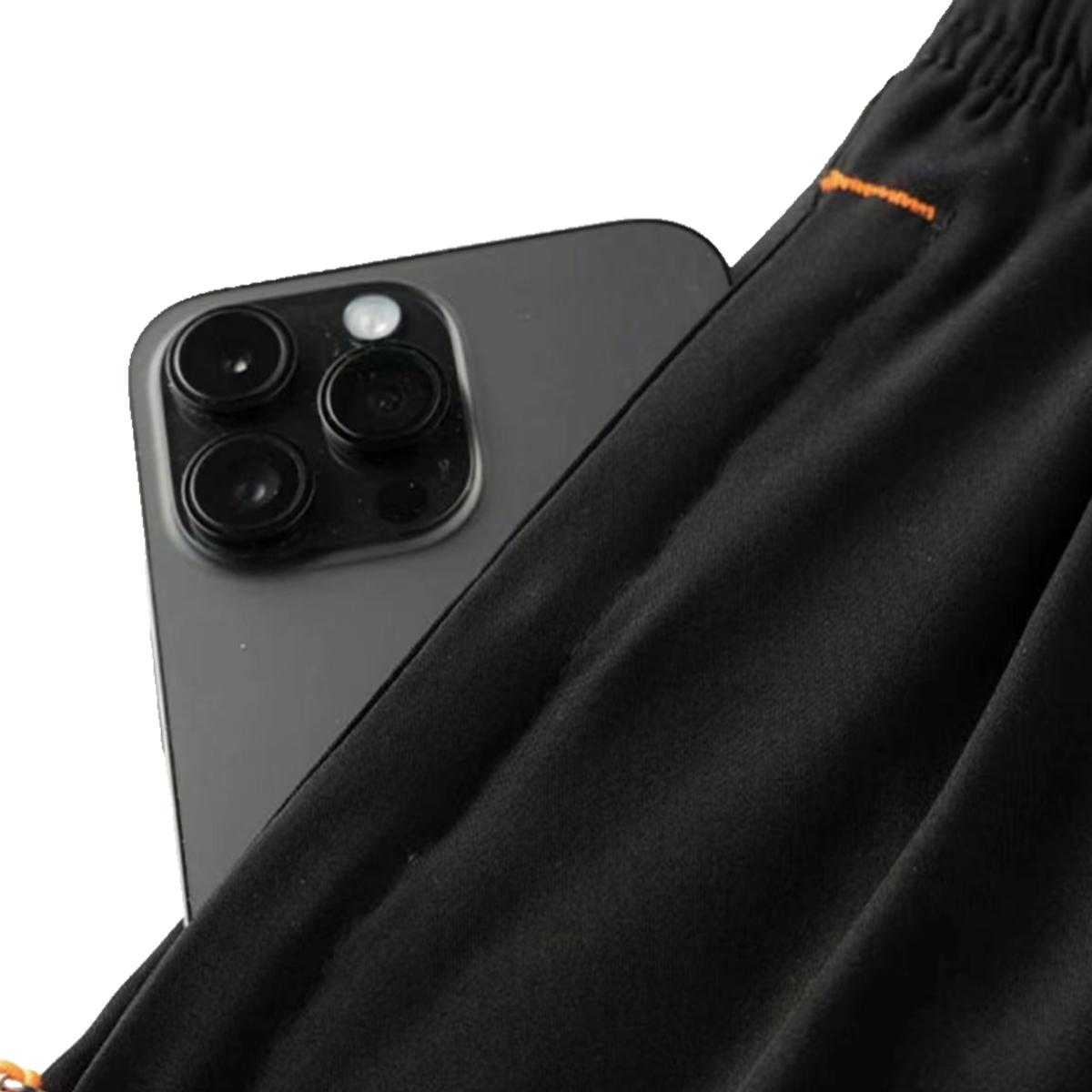 4 Counts Men's Solid Color Zipper Pocket Shorts, 4 Pack Casual Comfortable Breathable Shorts for Summer, Men's Bottoms for Everyday Wear