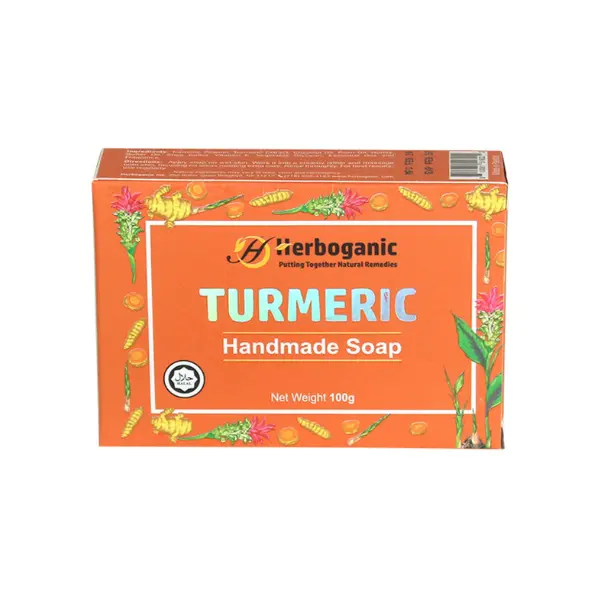 Turmeric Handmade Soap (100g) - Natural Skin  with Healing Properties, Enhances Glow & Reduces Blemishes