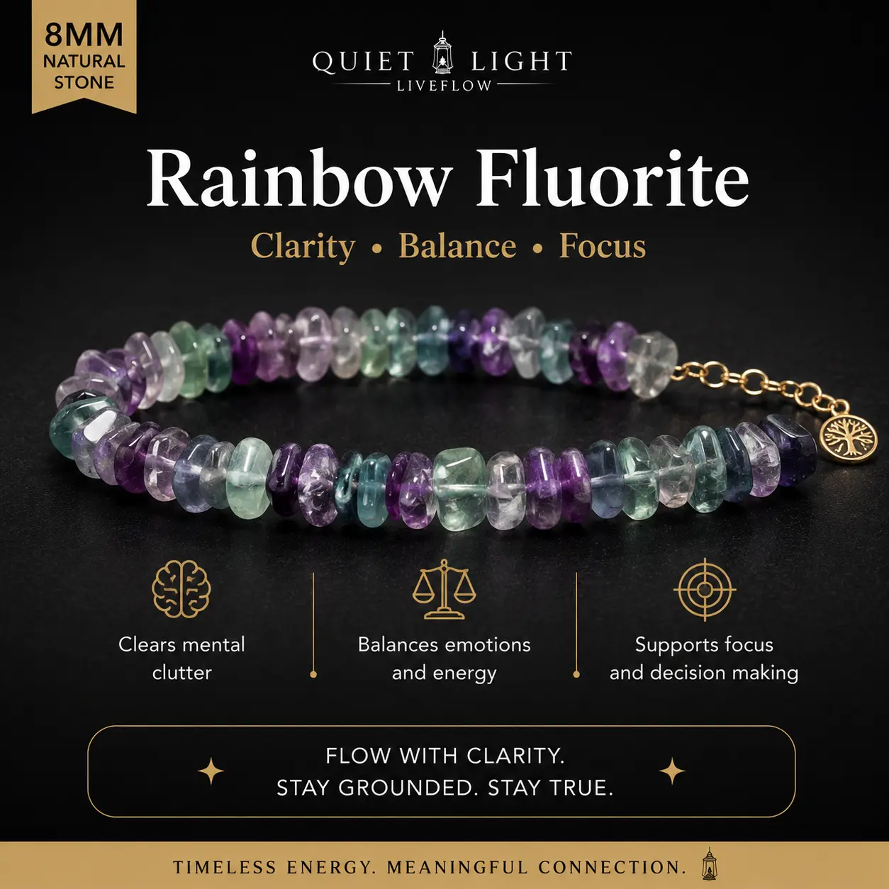 [Quiet Light] Natural Chip Bracelet Collection